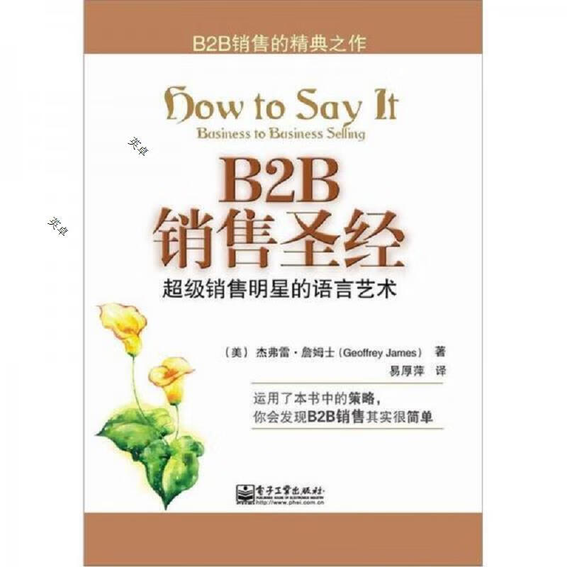 B2B销售圣经:超级销售明星的语言艺术