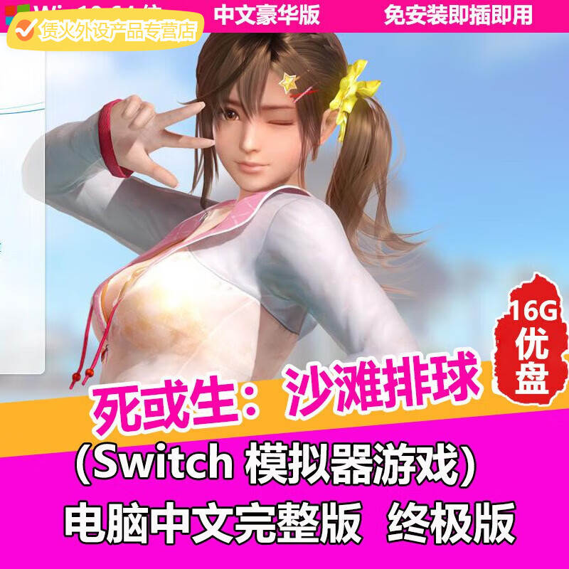 合集pc单机热门游戏自选 一键安装中文版有修改器 死或生沙滩排球3