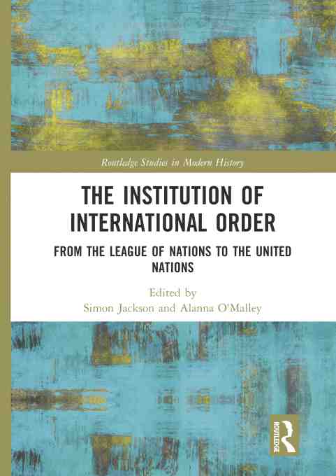 预售 按需印刷 the institution of international order