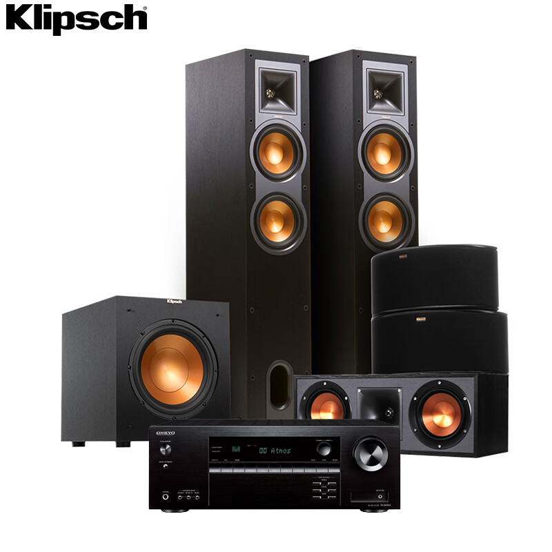 1声道家庭影院配tx-sr494功放 电视音响 落地式组合客厅影院套装