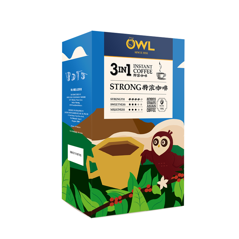 OWL 猫头鹰 三合一特浓速溶咖啡粉 2KG