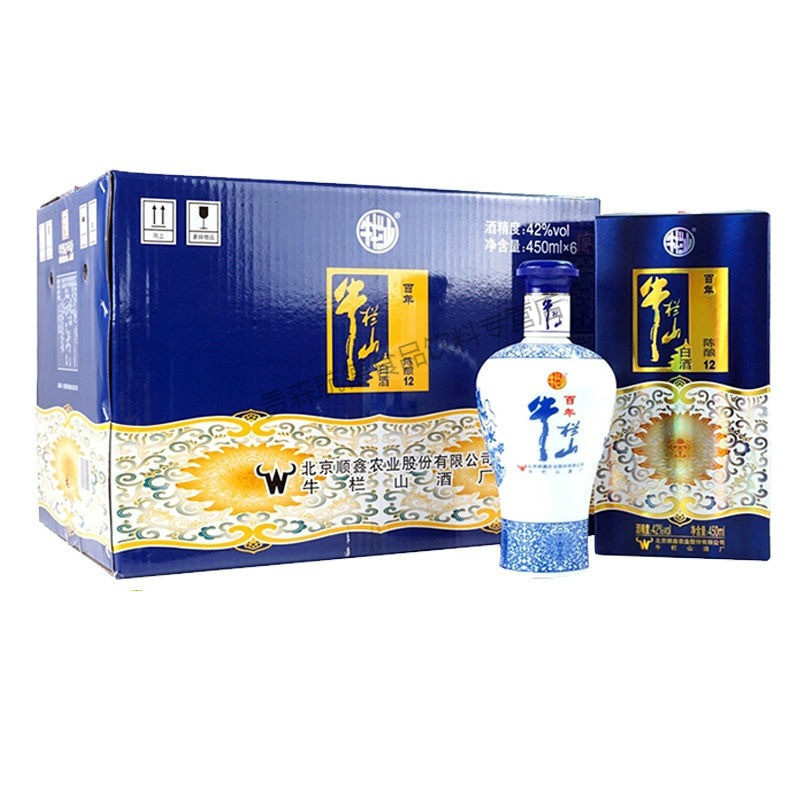小青牛白酒 百年牛栏·山陈酿12 浓香型固态法白酒 浓香礼盒 450ml*6