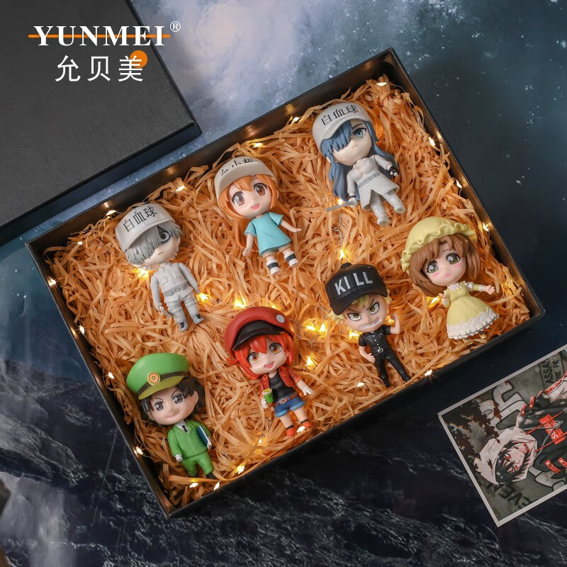 感趣(ganqu)周边q版血小板手办模型动漫摆件美女盲盒红细胞白血球生日