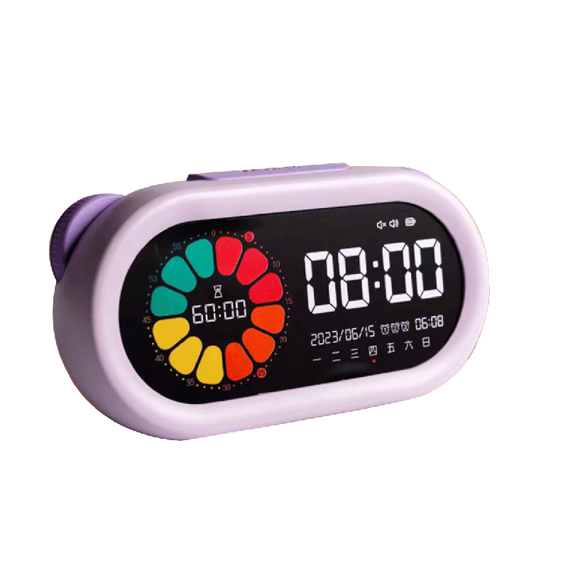 晨光(M&G)文具可视化计时器学习自律儿童智能闹钟学生专用起床神器定时器时间管理器生日圣诞节礼物紫