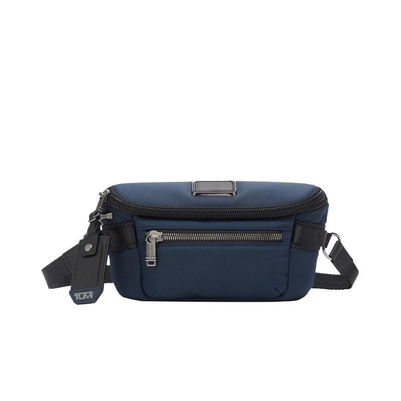 途明（TUMI）ALPHA BRAVO男士商务旅行高端运动腰包胸包 0232710NVY 海军蓝