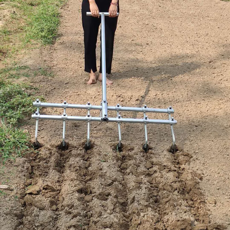 迈恻亦大蒜播种机种蒜机开沟神器农用人工起垄种菜工具拉沟器种大蒜