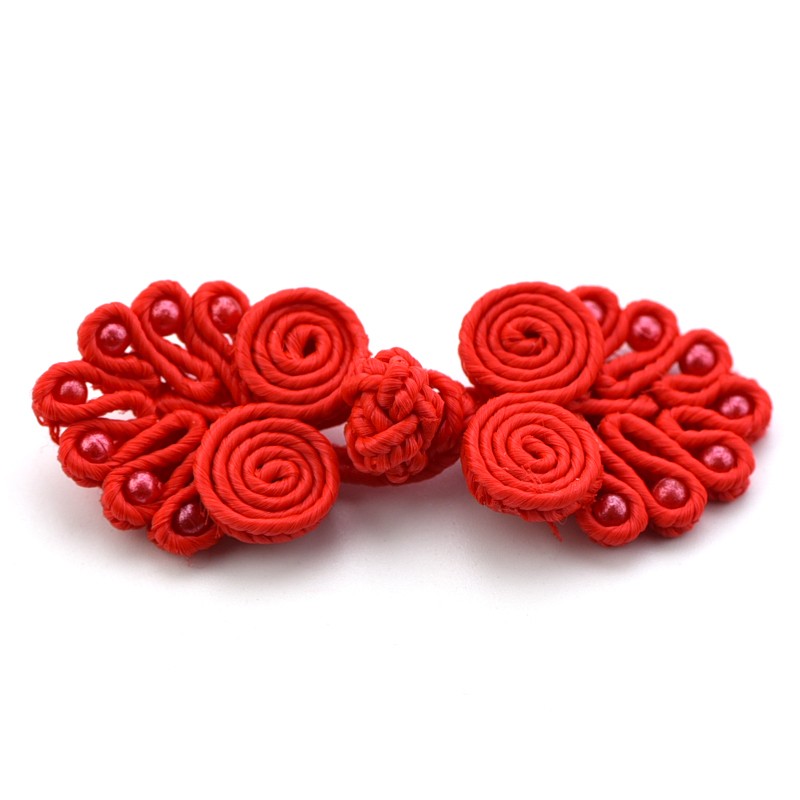 wsd七珠旗袍盘扣中式花扣百搭布扣diy手工编织扣子复古衣服装饰纽扣