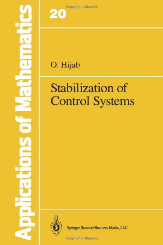 预订 stabilization of control systems