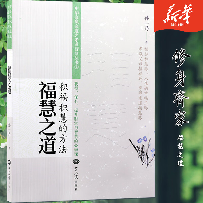 孙一乃老师福慧之道积福积慧的方法中华家风