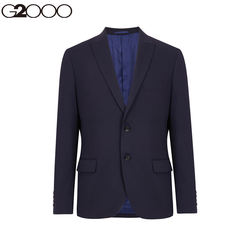 g2000男装2022秋季经典戗驳领商务通勤修身弹力挺括西装外套21013053