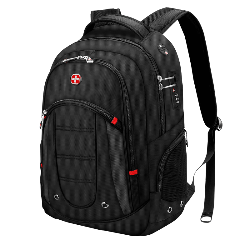 CROSSGEAR双肩包男大容量旅行包17.3英寸电脑包商务多功能防泼水背包书包