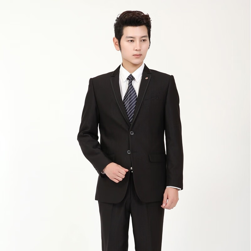 男酒店银行前台经理工作服秋冬男装装长袖职业西装男士正装西服套装