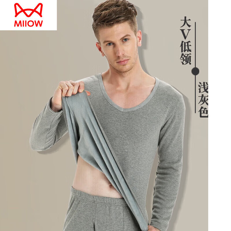 è�ˣ�MiiOW�������챣ů�����д��޼��޼Ӻ����������װ��Բ��������δ���� �������¡�ǳ��ɫ����V�� �� XL��(120-145��) 82.2Ԫ