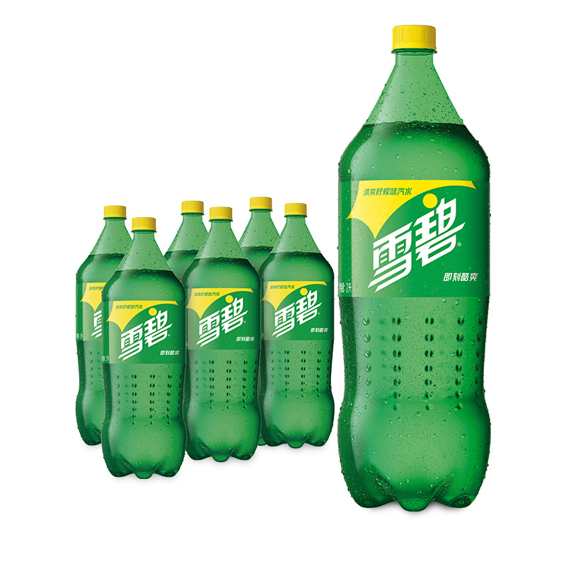 可口可乐（Coca-Cola）雪碧 Sprite 柠檬味 汽水 碳酸饮料 2L*6瓶  新老包装随机发货属于什么档次？