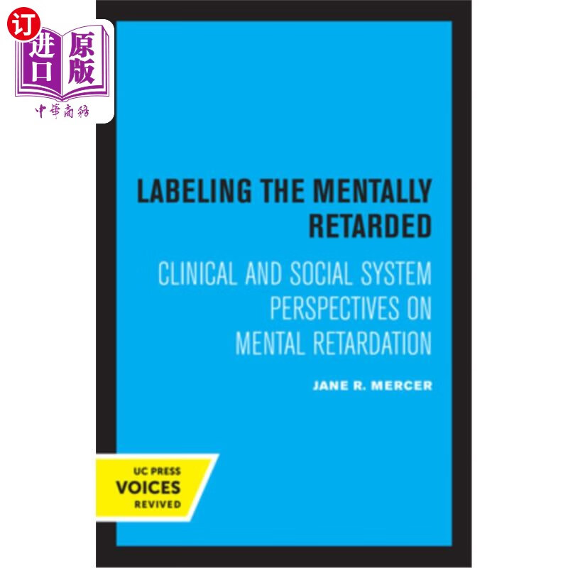 海外直订医药图书labeling the mentally retarded: clinical and