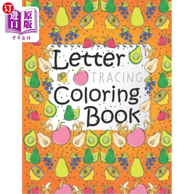 海外直订letter tracing coloring book: activity for learning