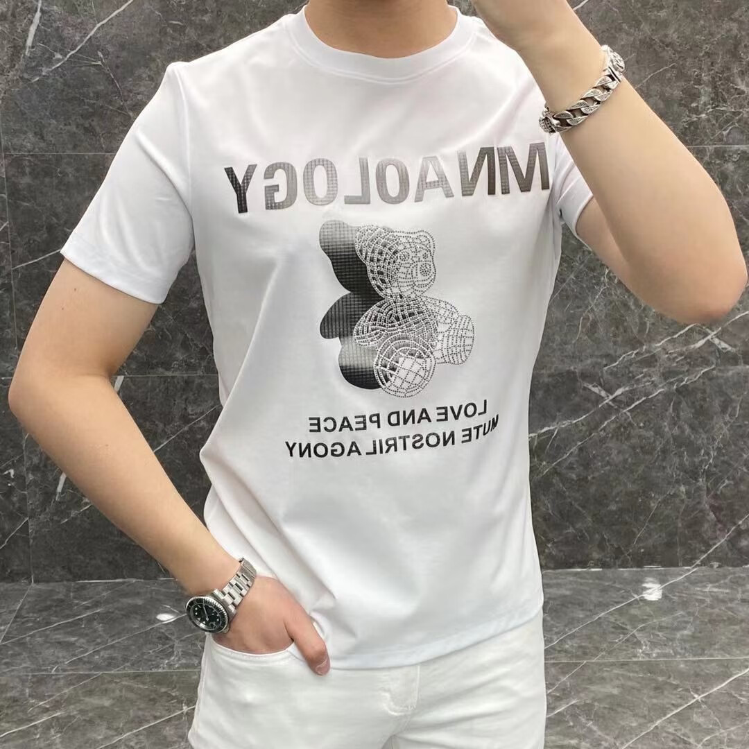 白色 影子金熊短袖z418 m