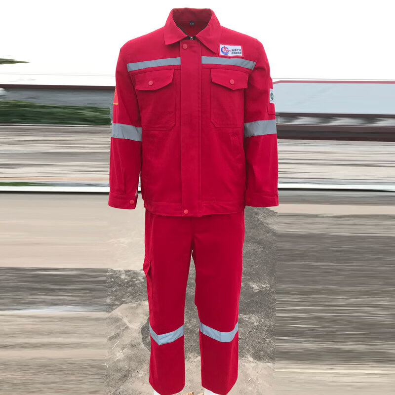 哲汉海油工程中海油纯棉劳保工作服套装男电焊防烫服焊工中国石油海油