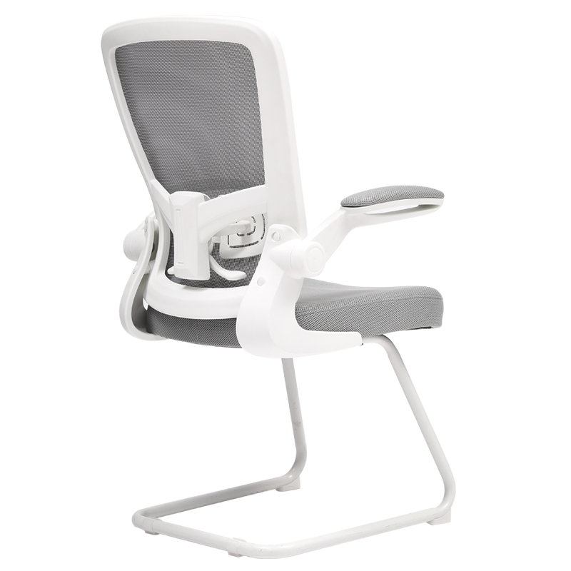 八九间 电脑椅弓形椅家用 办公椅子座椅电竞游戏椅书房椅靠背椅521Z系 3代经典版【坐深固定】白框黑网