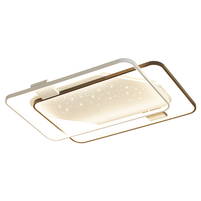 雷士（NVC）LED智能吸顶灯客厅大灯简约卧室灯具套餐氛围感房间书房灯饰2025 120W 【星雨】米家智控客厅灯