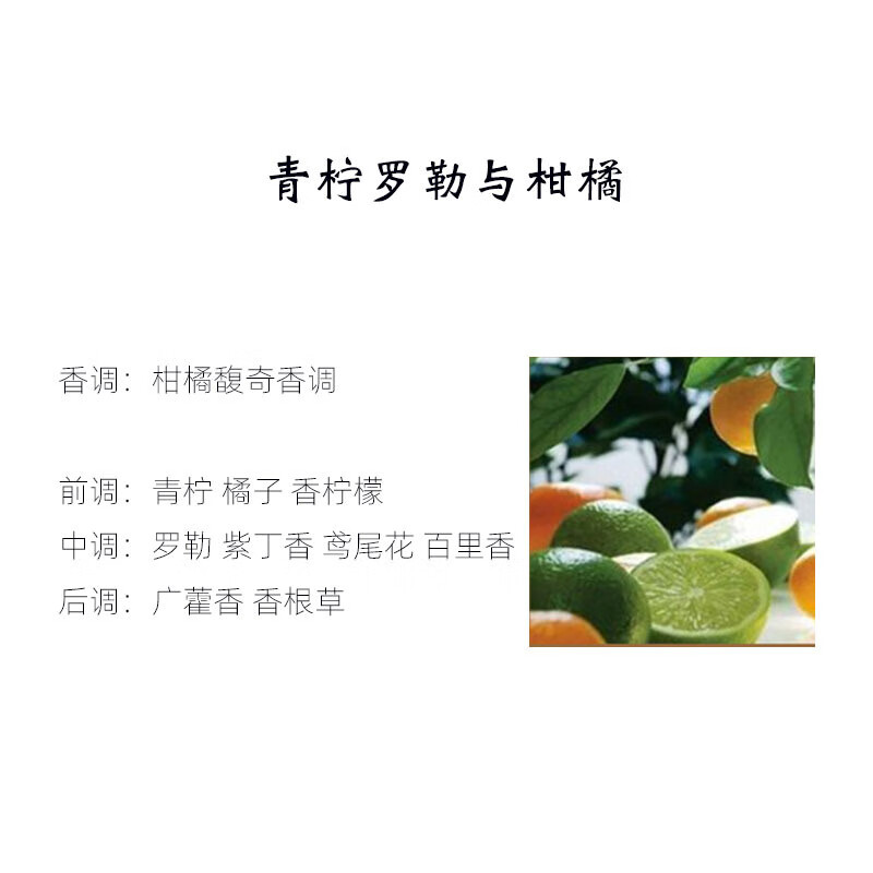 香薰香水汽车精油植物玫瑰香氛室内空气5-10ml补充液 青柠罗勒与柑橘