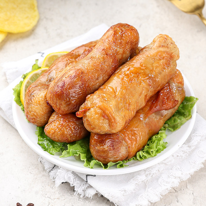 香巴度(xiangbadu)爆浆鸡腿卷 空气炸锅食材 脆皮鸡腿肉卷黑椒奥尔良