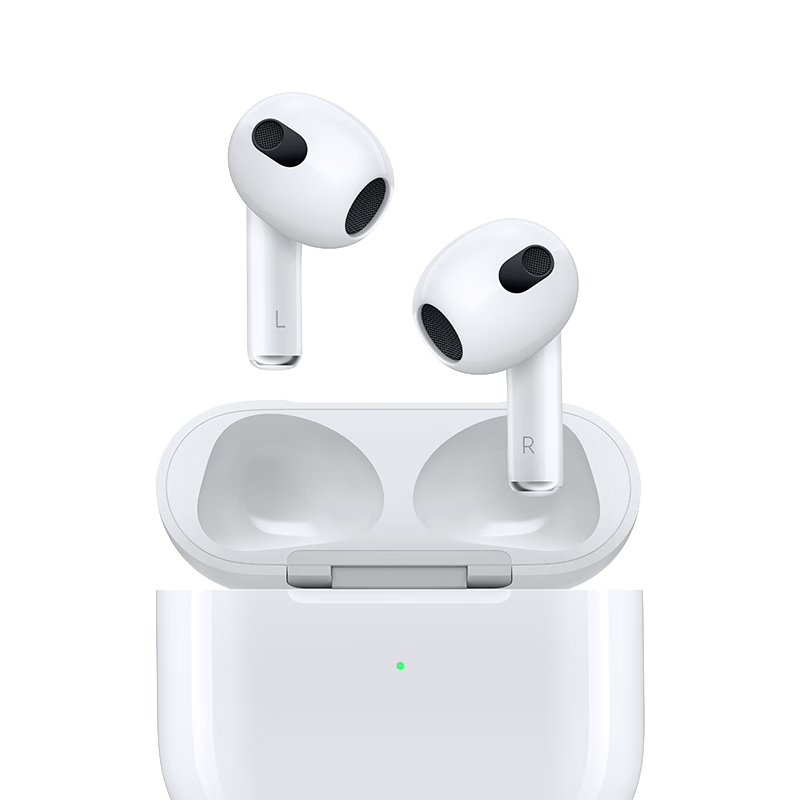 再降价：Apple 苹果 AirPods (第三代) 配闪电充电盒 无线蓝牙耳机1149元包邮（需用券）