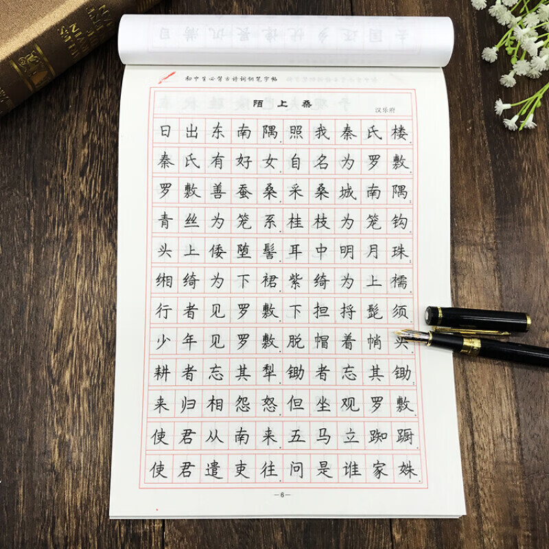 坤洛(kunluo 初中生楷书练字帖硬笔中学生临摹正楷速成字帖楷书入门