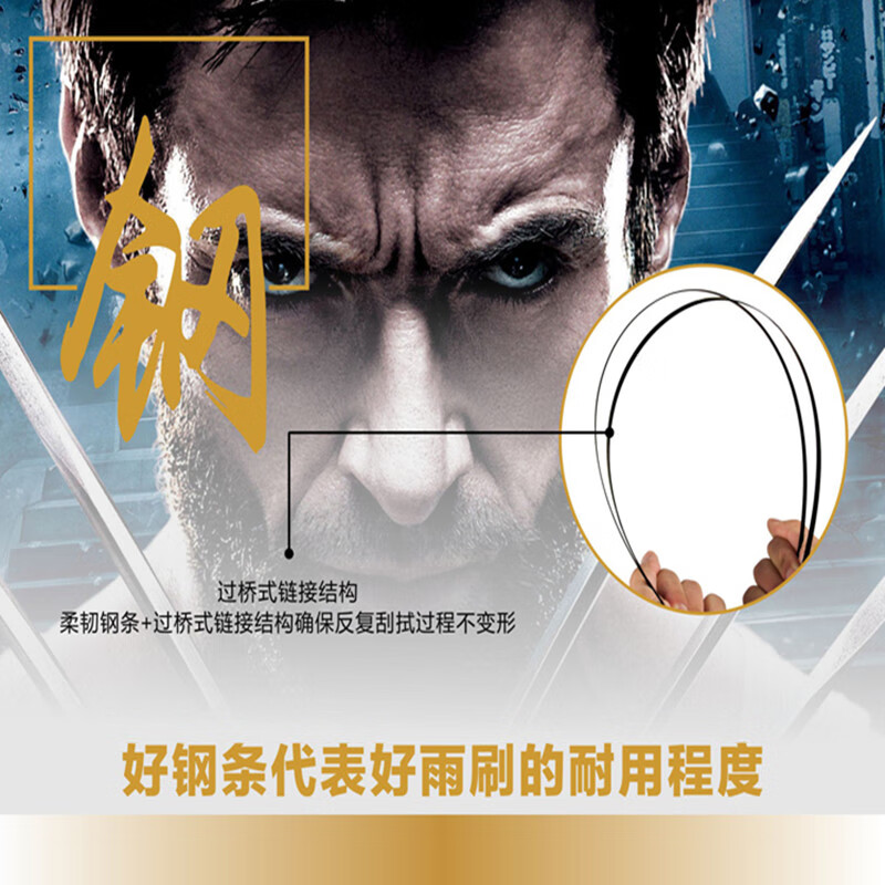 适用雷克萨斯IS雨刮器原装静音原厂三段原车雨刷片专用胶条 雷克萨斯IS2004-2010款雨刮器一对