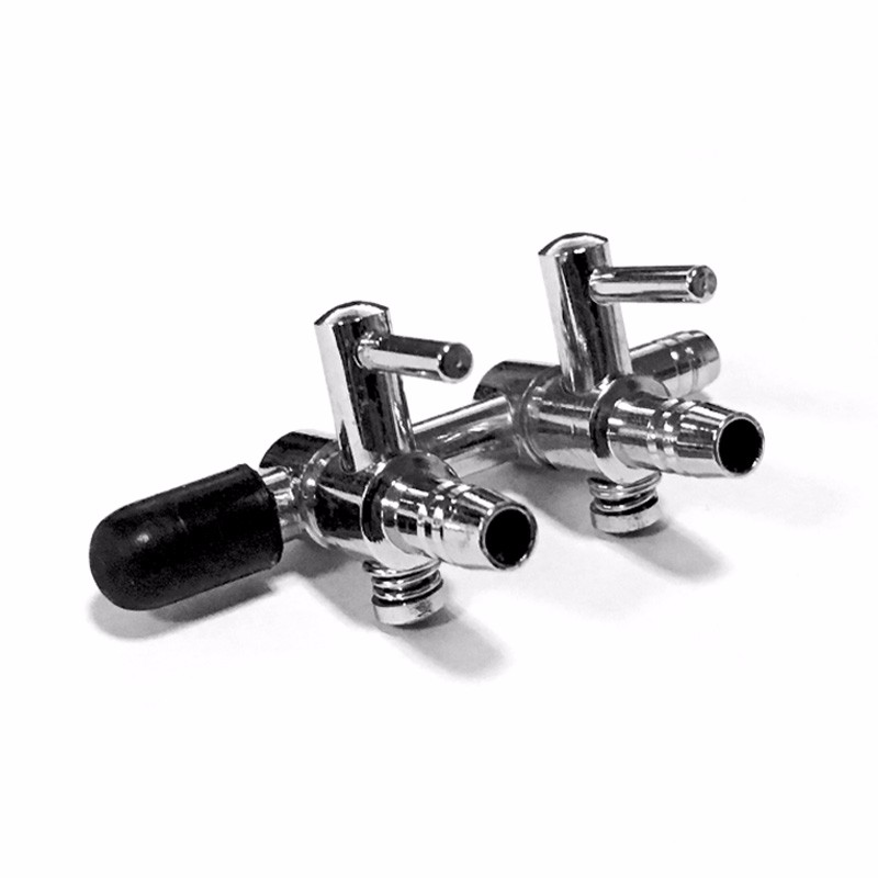 酷易海洋kooi水族增氧气泵三通l型弯通止水阀气量调节阀分流接头配件