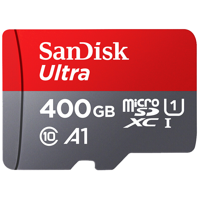 闪迪sandisk内存卡class10存储sd卡 高速行车记录仪tf卡 手机内存卡 400G 100M/s A1Class10 TF卡