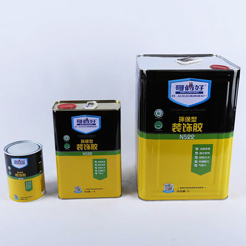 胶环保型装饰胶n522胶木板粘合剂380ml 1.8l 7l/桶 380ml(刷子)