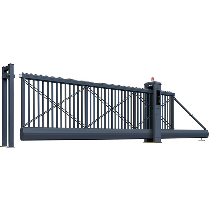 新一代升级版小区段滑门平移门学校别墅停车场电动无轨悬浮门平移门铝