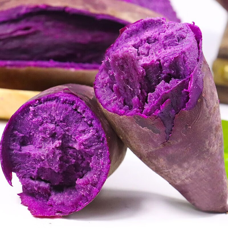 佳士禾紫薯新鲜板栗红薯番果干小零食地瓜蜜薯糖心烟薯香薯蔬菜 紫署 5斤装