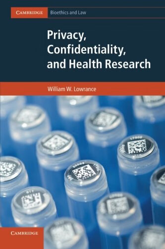 预订 privacy, confidentiality, and health research