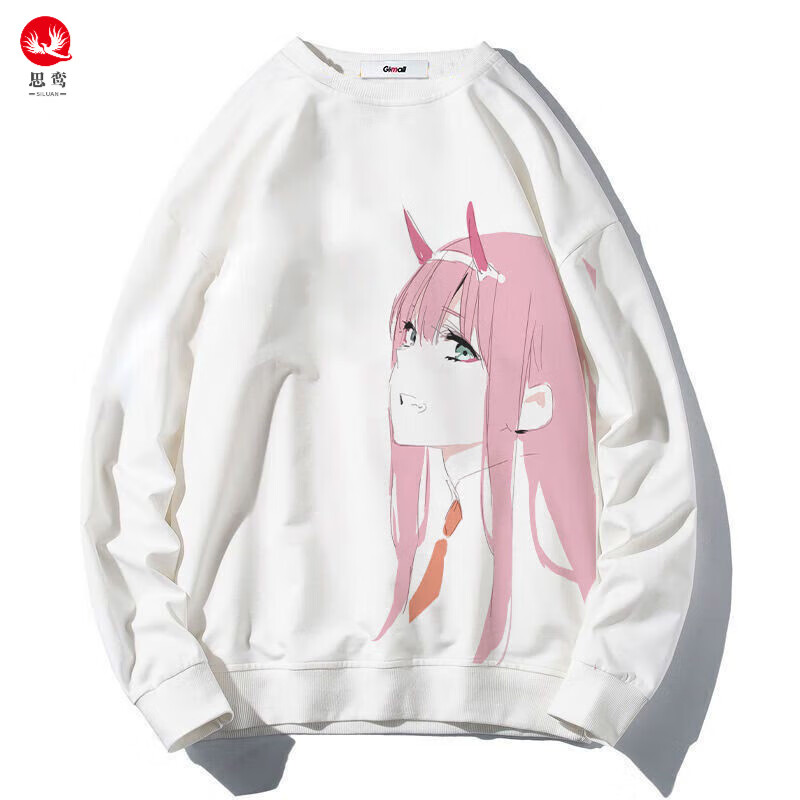 思鸾darling in the frankxx /zero two长袖卫衣动漫02衣服国家队痛衣