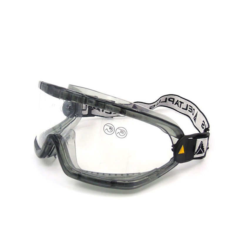代尔塔DeltaPlus 101104防喷溅防冲击防雾防刮擦护目镜透明 1副