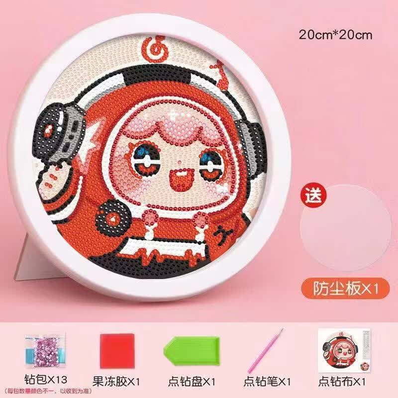 钻石画新款蛋仔派对定制成品儿童手工DIY全套工具满钻玩具摆件 蛋仔派对14【送工具+相框20*20】怎么样,好用不?