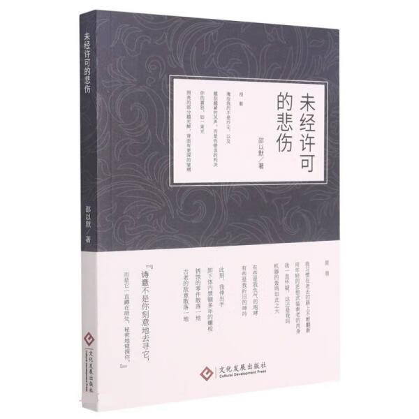 未经许可的悲伤 文化发展出版社 9787514233520