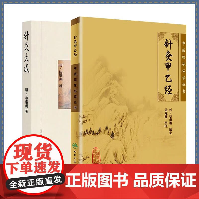 针灸大成+针灸甲乙经 中医临床 读丛书 
