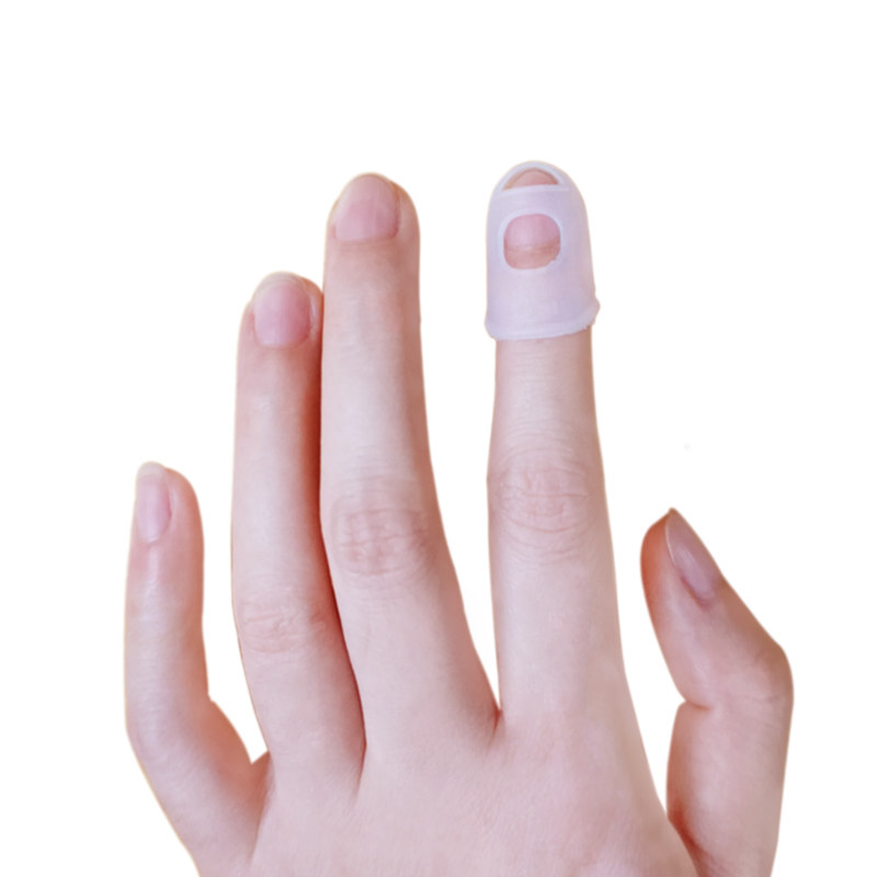 指尖护手贴尤克里里护指配件弹吉他手指保护套 单一个手指套(只有一粒