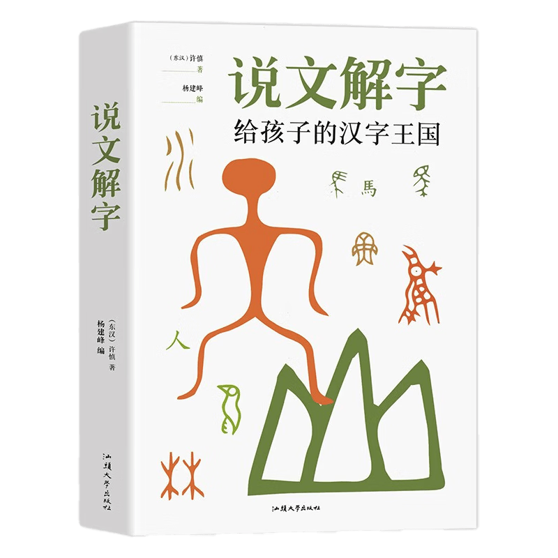 说文解字 给孩子的汉字王国 中华历史汉字甲骨文字演变图解象形文字书古代汉字 
