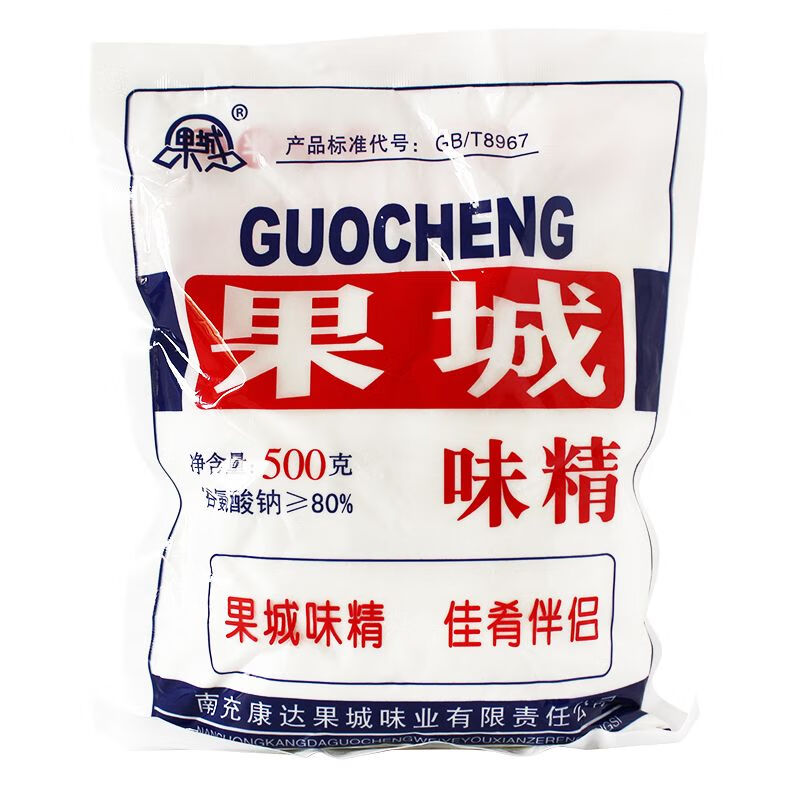 可局果城味精500g佳肴伴侣粉末加盐味精面店火锅店小面小吃增鲜餐饮用