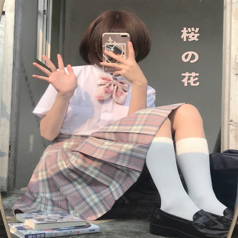 樱奈春时全涤39cm 单裙子 xs