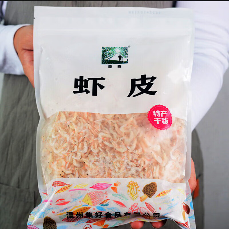 虾皮50克袋装淡干虾皮 虾皮虾米海鲜干货宝宝辅食 随机发
