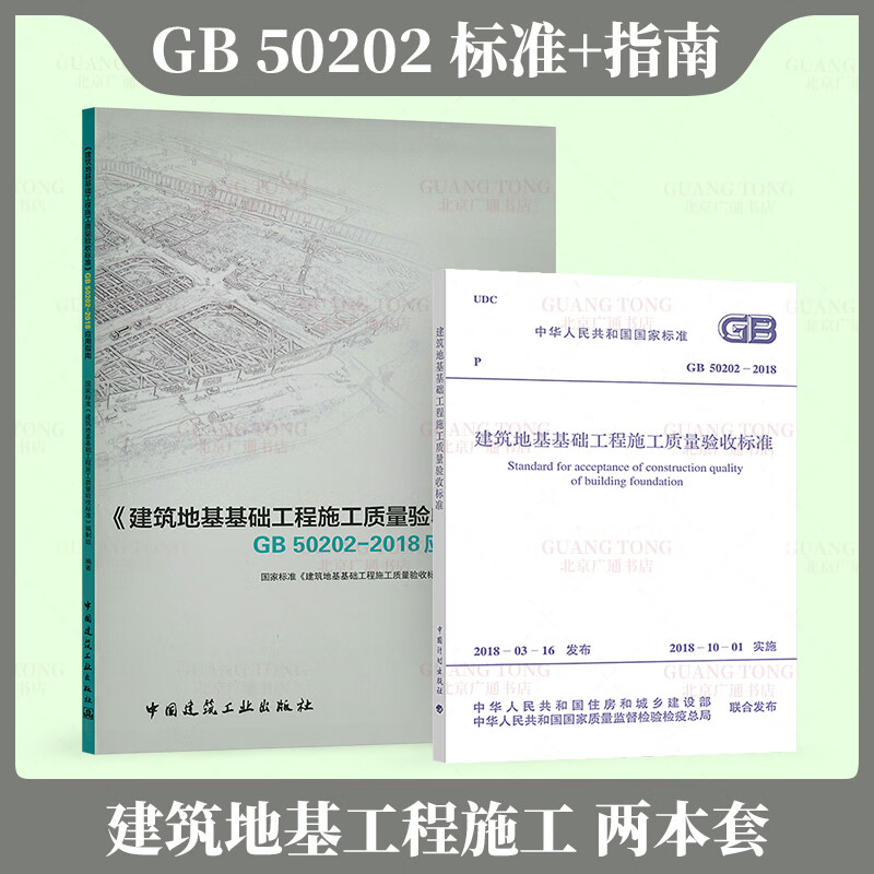 GB 50202-2018 标准+指南建筑地基基础工程施工质量验收标准应用指南