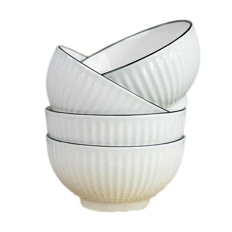 佰陶匠山田纯色陶瓷碗盘筷勺简约餐具考察|怎么看碗历史价格