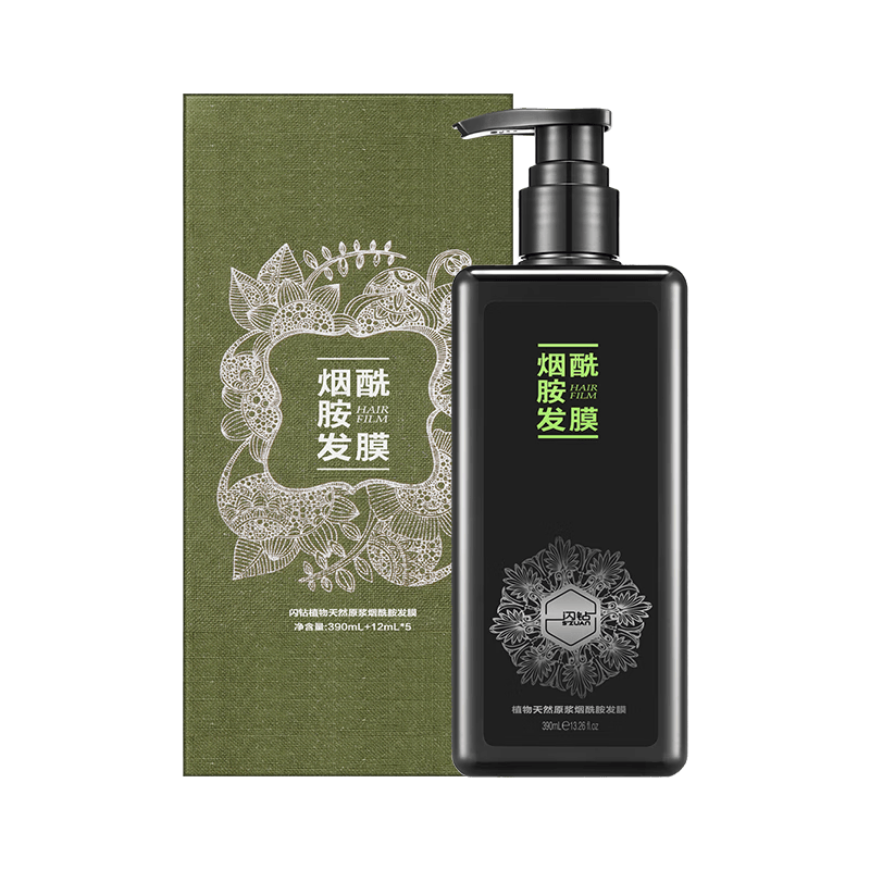 闪钻植禧坊防掉发植物原浆毛囊修护洗发水东方丽君防掉控油套装 毛囊控油净化洗发水 390ml*1盒