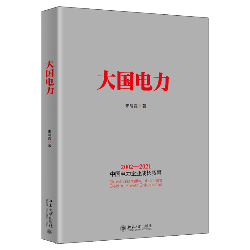 大国电力 2002—2021中国电力企业成长叙事 贯穿2002年电力企业改革元年和2021年第二个百年目标的起点 秉持未来观