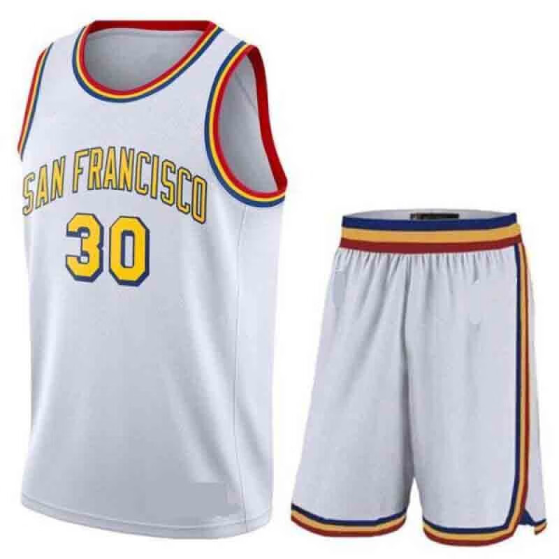 库里总勇士队球衣城市版30号库里11号汤普森篮球服男女定制比赛服运动